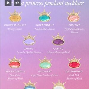 Disney | Kendra Scott Elisa Princess  Necklace